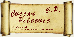 Cvejan Pilčević vizit kartica